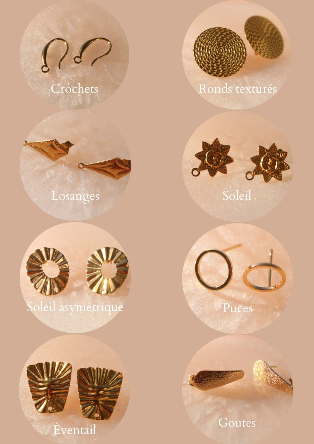 Boucles d'oreille "Buganvilla"