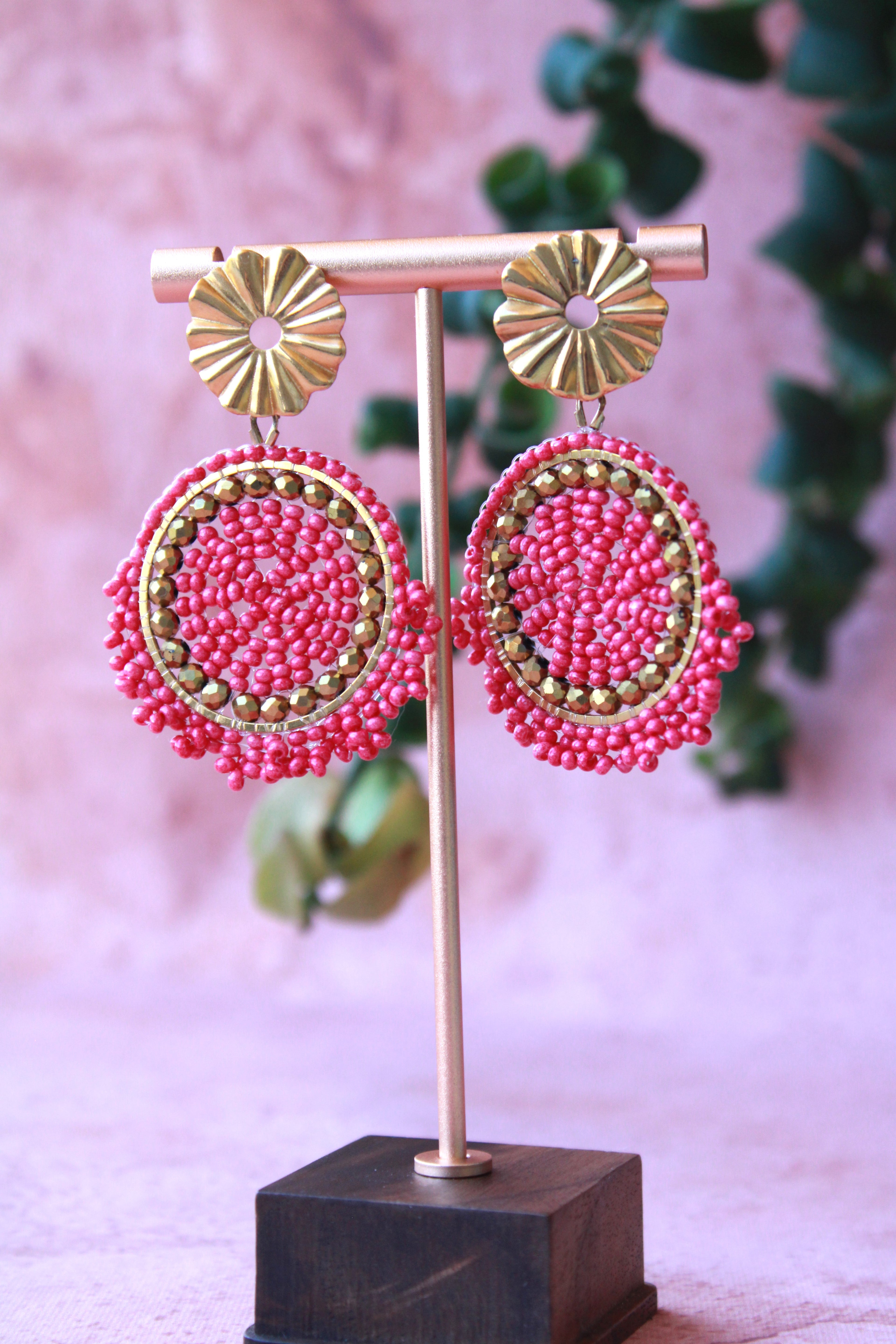 Boucles d'oreille "Buganvilla"