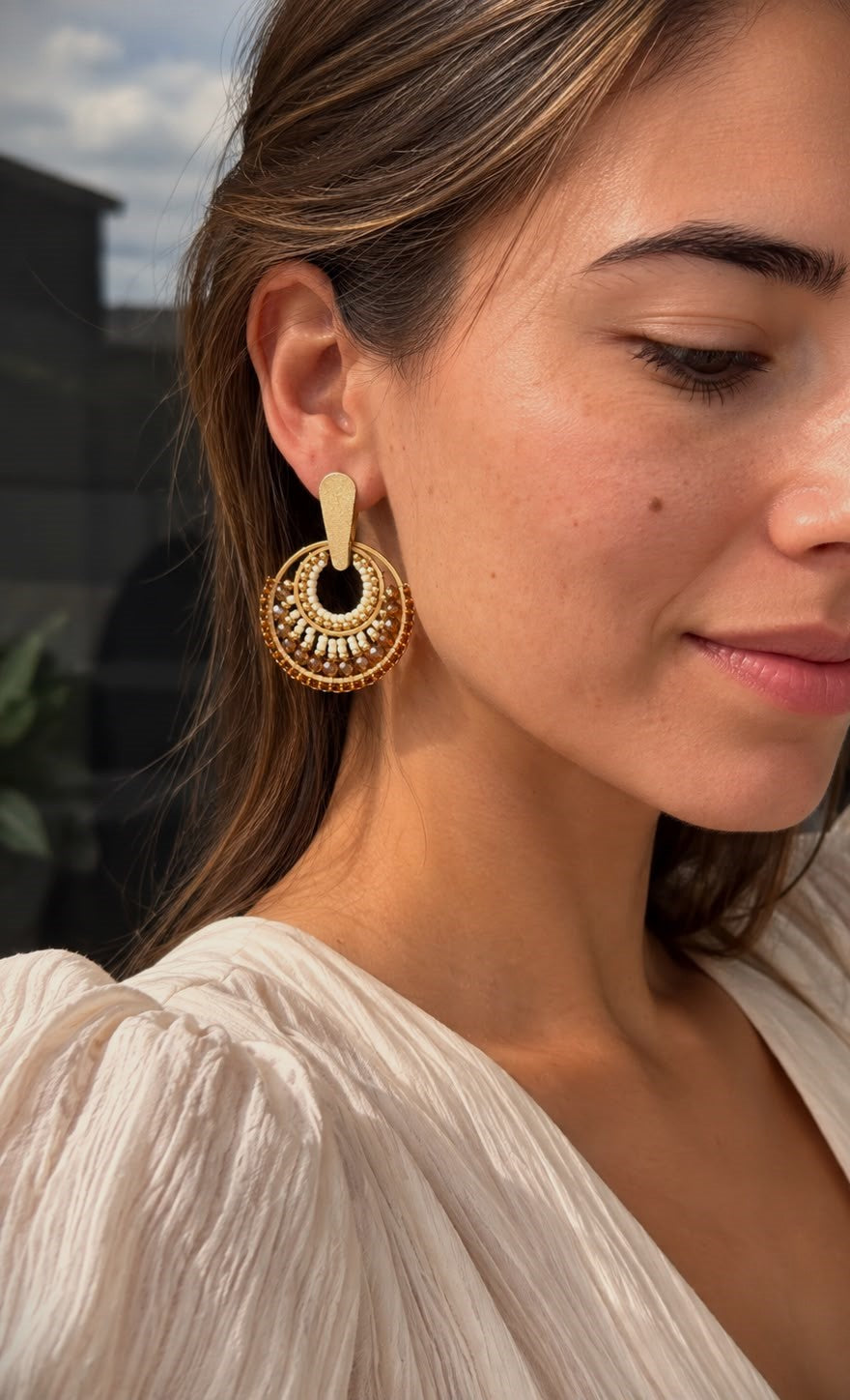 Boucles d'oreille " Solana"
