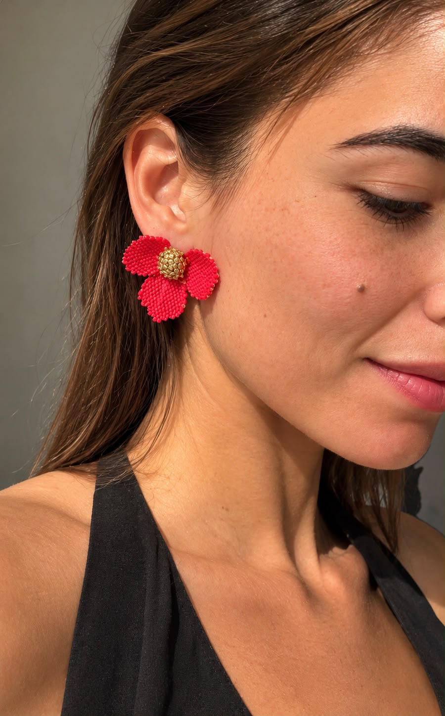 Boucles d'oreille "Amapola"