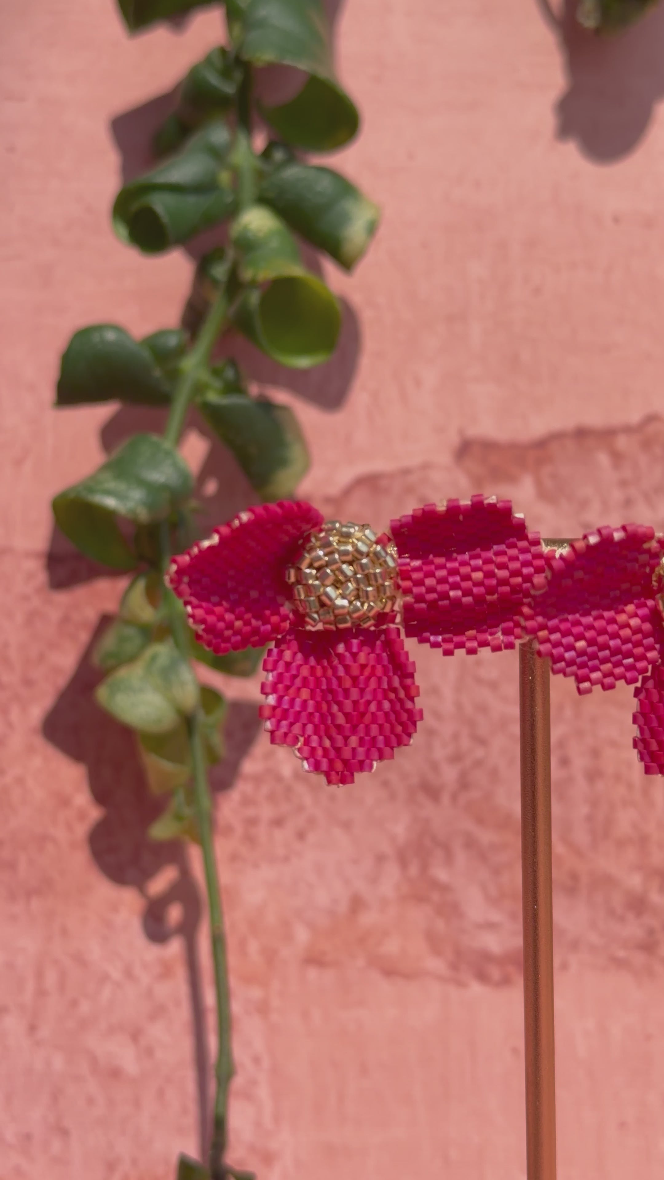 Boucles d'oreille "Amapola"